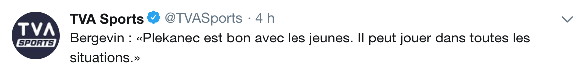 Marc Bergevin, a ramené Tomas Plekanec, par pitié...