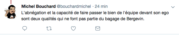 Marc Bergevin a un trouble de la personnalité NARCISSIQUE...