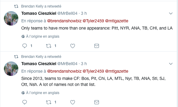 Marc Bergevin a une FINALE de CONFÉRENCE à son actif...