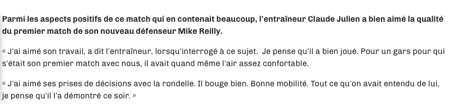 Marc Bergevin a VOLÉ...Chuck Fletcher...