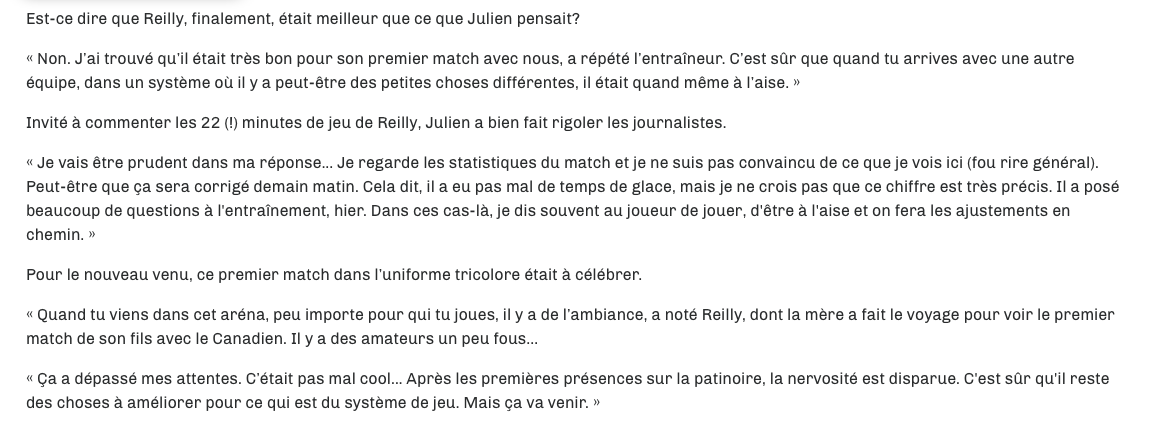 Marc Bergevin a VOLÉ...Chuck Fletcher...
