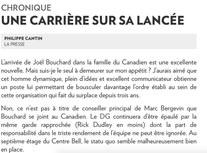Marc Bergevin aurait confié à des proches qu'il regrettait la signature de Claude Julien à 5 M$ par année...