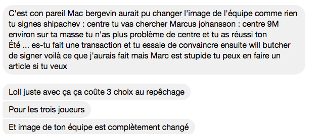Marc Bergevin aurait pu changer son équipe...