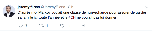 Marc Bergevin aurait refusé d'inclure sa clause de non-échange...