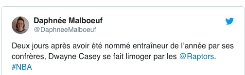 Marc Bergevin CHANCEUX de ne pas être dans la NBA....