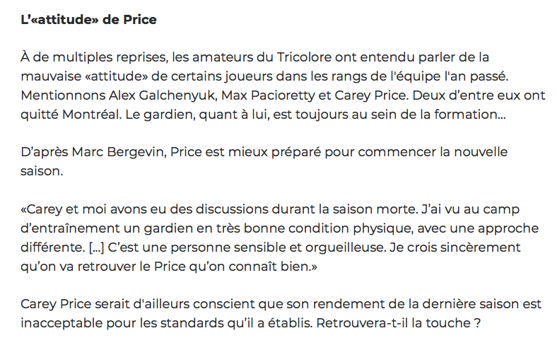 Marc Bergevin confirme...Jesperi Kotkaniemi va passer toute l'année à Montréal...