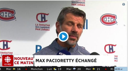 Marc Bergevin dit la VÉRITÉ...