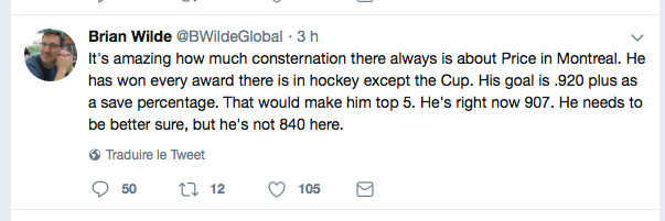 Marc Bergevin doit se l'avouer à lui-même..Il n'aurait jamais dû donner tout ce CASH à Carey Price...