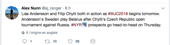 Marc Bergevin doit secrètement espérer...Que les deux espoirs des Rangers CHOKENT RAIDE...
