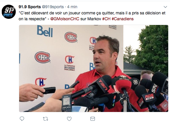  Marc Bergevin est CHANCEUX...mais...