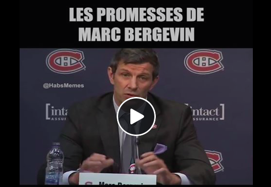  Marc Bergevin est un CROSSEUR de PREMIÈRE....