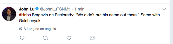 Marc Bergevin et l'art de MENTIR...