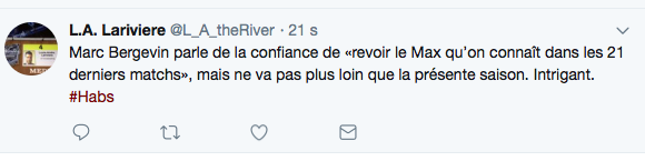 Marc Bergevin et l'art de MENTIR...