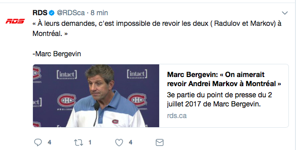 Marc Bergevin était BILINGUE en TA...
