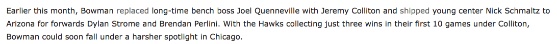 Marc Bergevin ne fait pas partie des 6 DG sur le HOT SEAT....