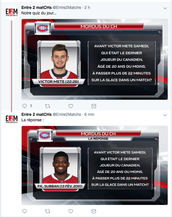 Marc Bergevin ne veut pas échanger Victor Mete au Colorado...parce que...