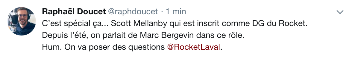 Marc Bergevin n'est plus le DG du Rocket ???