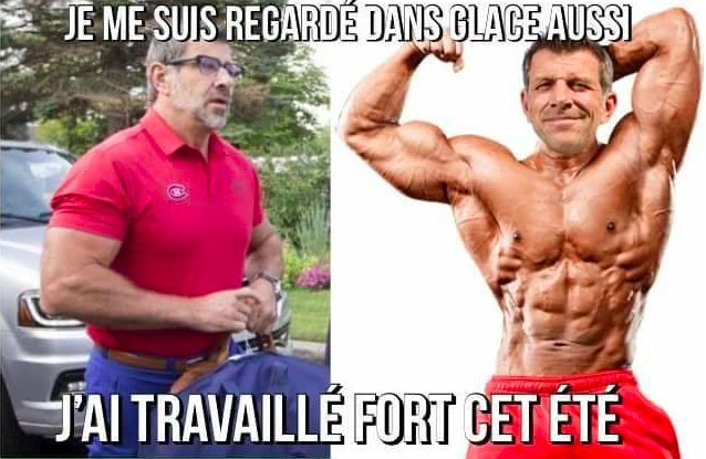 Marc Bergevin NIAISÉ dans le vestiaire!!!!