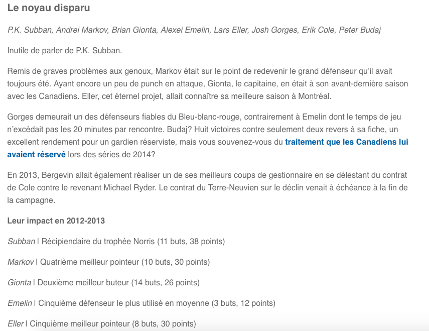 Marc Bergevin pourra recommencer à pêcher...
