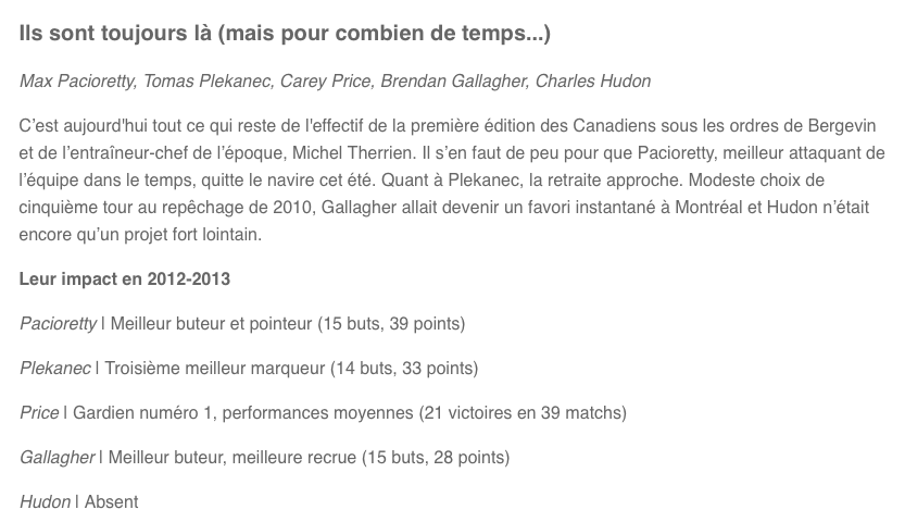 Marc Bergevin pourra recommencer à pêcher...