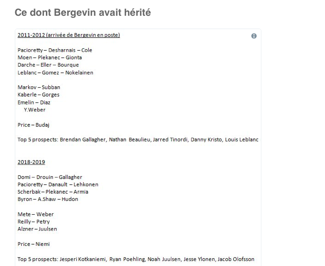 Marc Bergevin pourra recommencer à pêcher...