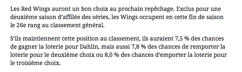 Marc Bergevin pourrait échanger Svechnikov aux Red Wings...pour que les deux frères russes soient réunis...