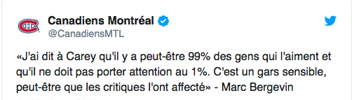 Marc Bergevin se l'ai joué FREUDIEN....