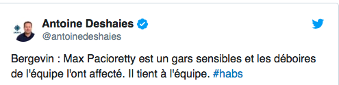 Marc Bergevin se l'ai joué FREUDIEN....