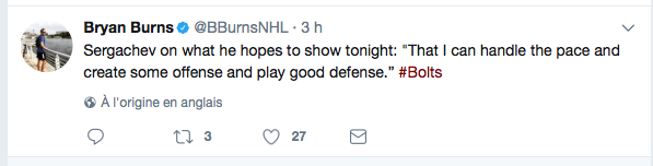 Marc Bergevin va regarder le match du Lightning du coin de l'oeil ce soir..