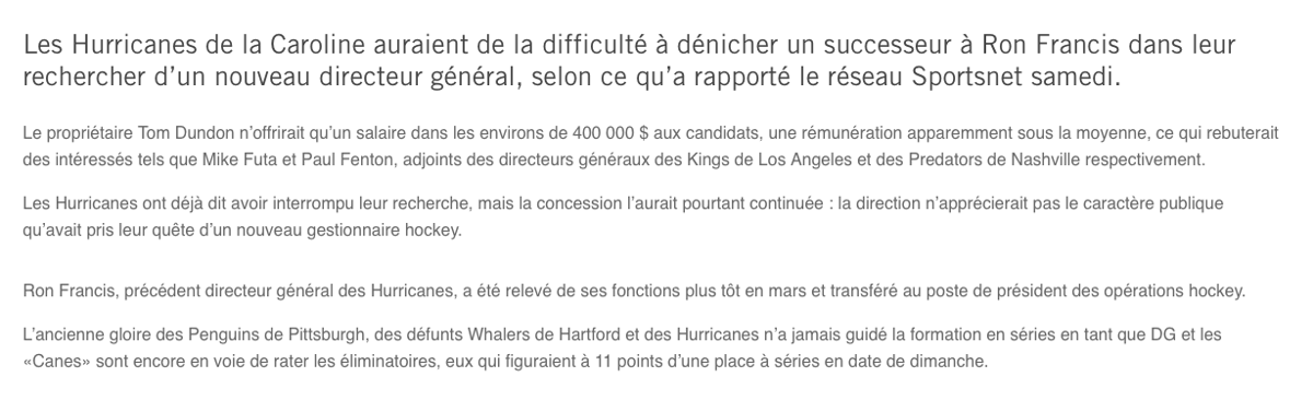 Marc Bergevin...Est le GARS CRAMPÉ du jour..