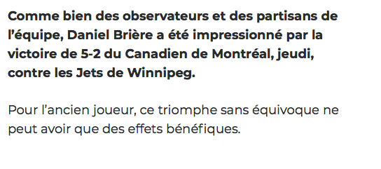 Marc Bergevin...n'a pas peur de mettre sa tête sur le BÛCHER...