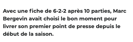 Marc Bergevin....s'est FOUTU de leur YEULE par en-dessous...