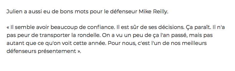 Marc Bergevin...sourit en coin en ce moment...