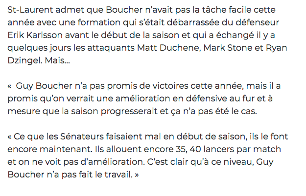 Marc Crawford....MAL à L'AISE...