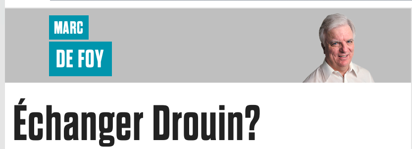 Marc de Foy arrive en ville....