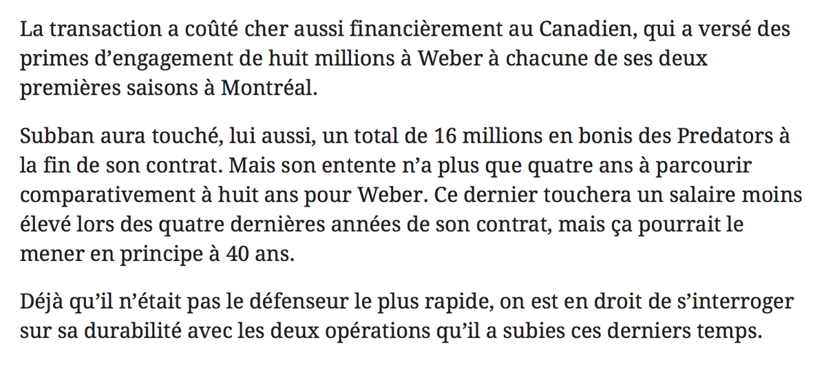 Marc De Foy, est un des seuls, à ne pas avoir peur du CH...