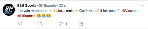 Marc-Édouard Vlasic continue de se comporter en JAMBON RICHE!!!!!