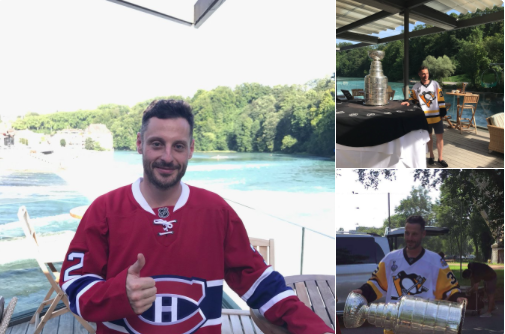 Mark Streit a pris la peine de porter son chandail du CH..