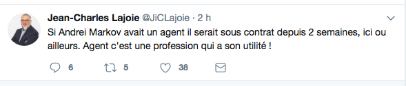 Markov a voulu faire son FRAIS en évitant la COTE qu'il aurait donné à l'agent..