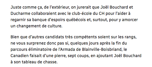 Martin Leclerc LICHE le CUL de DOM DOM DUCHARME sans bon sens..