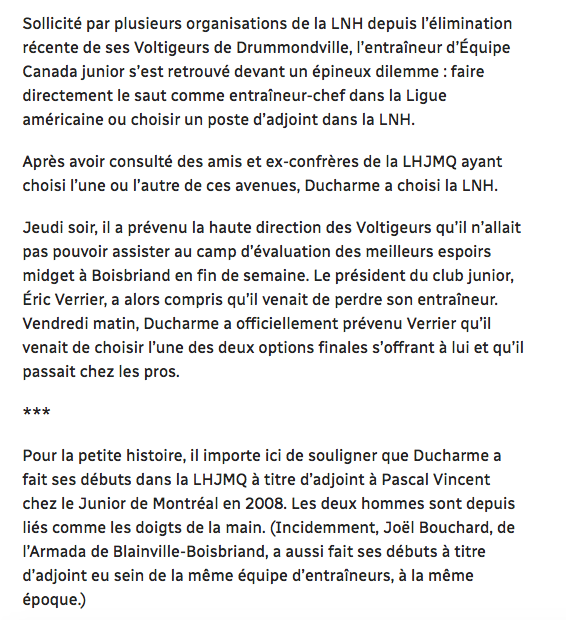 Martin Leclerc LICHE le CUL de DOM DOM DUCHARME sans bon sens..