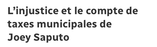 Martin Leclerc RAMASSE Joey Saputo pas à peu près....