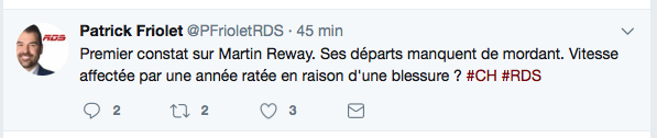 Martin Reway CHOKE sa première journée du camp..