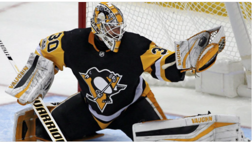 Matt Murray se blesse à la PRATIQUE!!!!!!!!