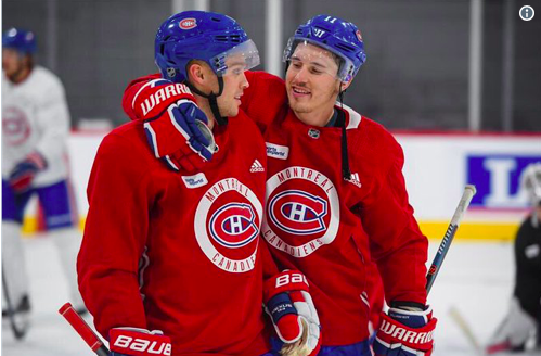 Max Domi et Brendan Gallagher, une amitié de NON-PARTY....