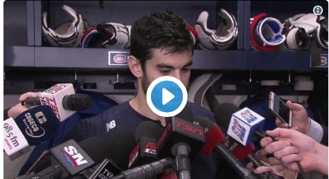 Max Pacioretty allait BRAILLER tellement il était ÉMU..