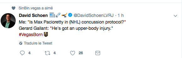 Max Pacioretty COMMOTIONNÉ???????
