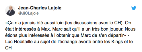 Max Pacioretty n'aurait jamais refusé une offre des Kings...