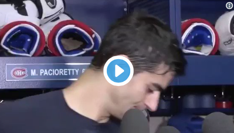 Max Pacioretty peut bien être TRAITÉ de tous les noms..mais...
