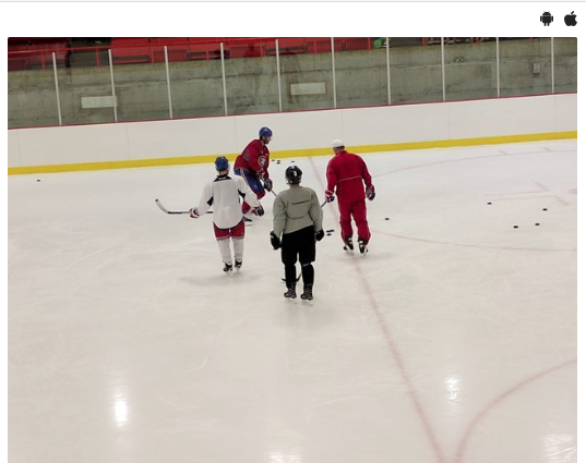 Max Pacioretty qui s'entraîne avec son bon vieux chummy !!!